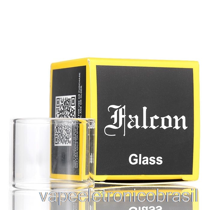 Vape Recarregável Horizonte Falcon / Resina Artesanal Vidro De Substituição Vidro Reto Transparente - 5ml